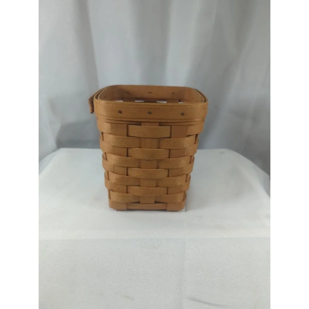 Longaberger Basket Handwoven Marked signed 1995 Small 6